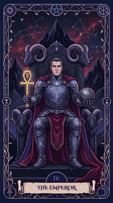 The Emperor Tarot Card