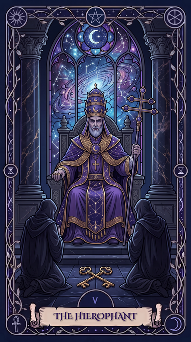 The Hierophant Tarot Card