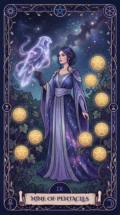 Nine of Pentacles