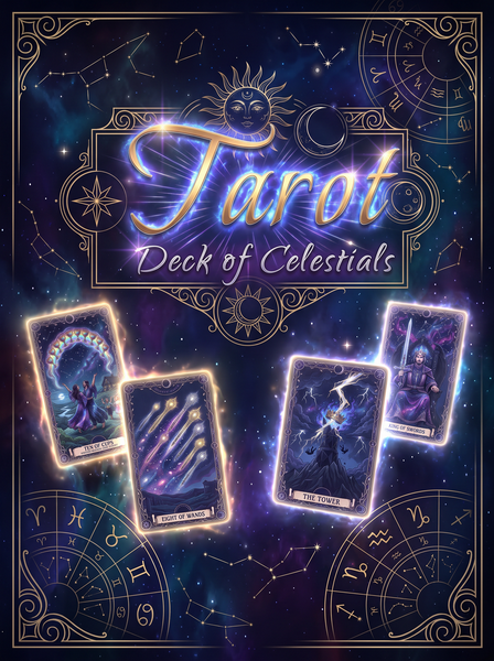 Tarot: Deck of Celestials Card Art